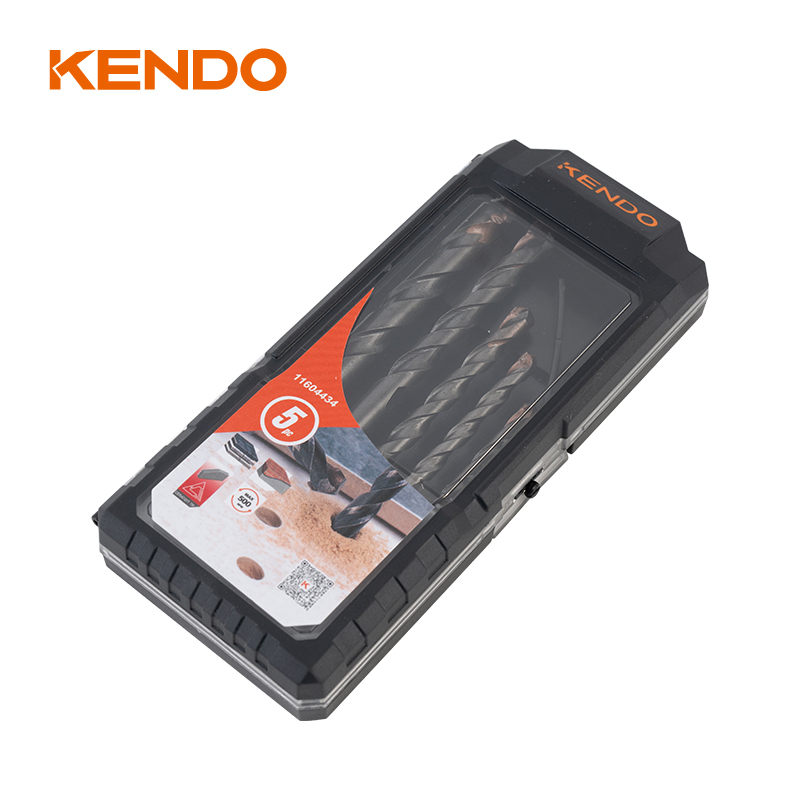 非対称チップ付き磁器ドリルビット 5 本セット