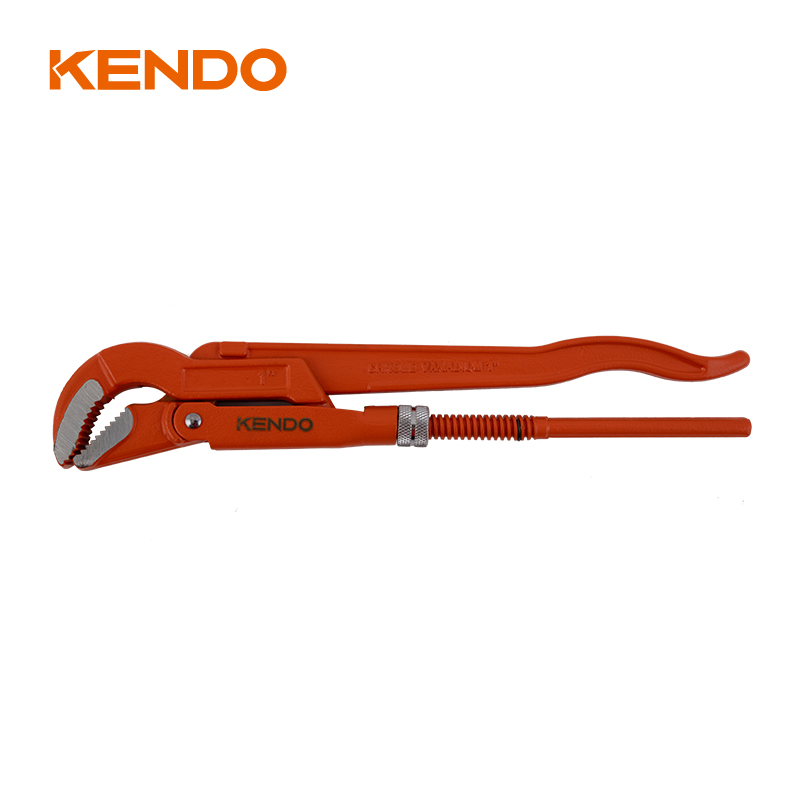 45°ベントノーズパイプレンチ