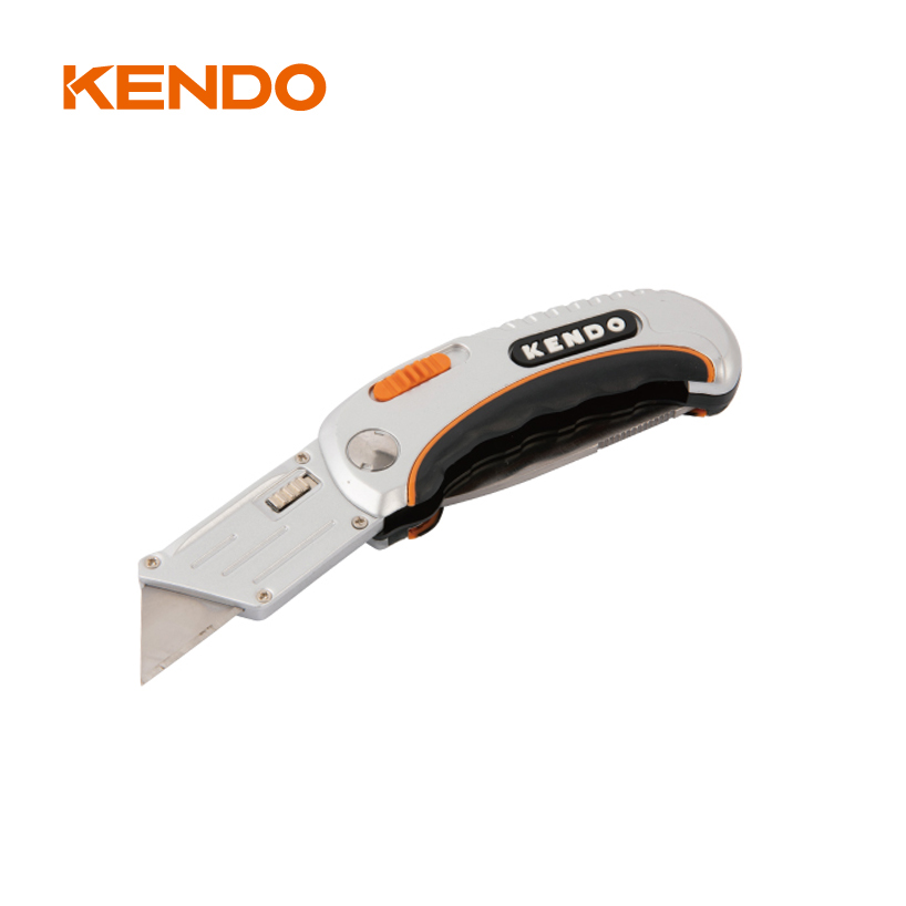 多機能のための引き込み式の刃が付いている亜鉛合金ボディ上限の二重刃の折るユーティリティ ナイフ