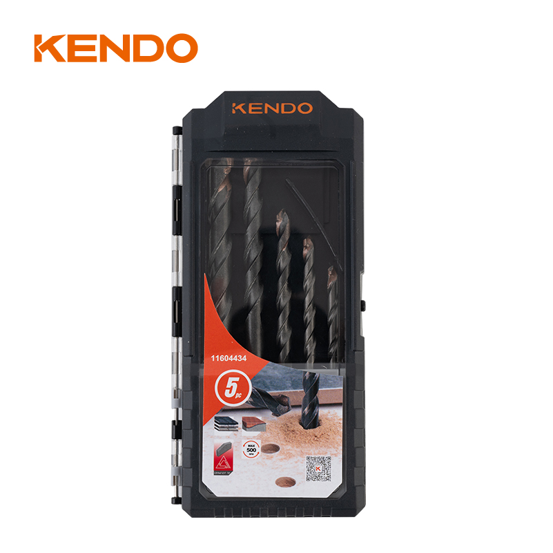 非対称チップ付き磁器ドリルビット 5 本セット