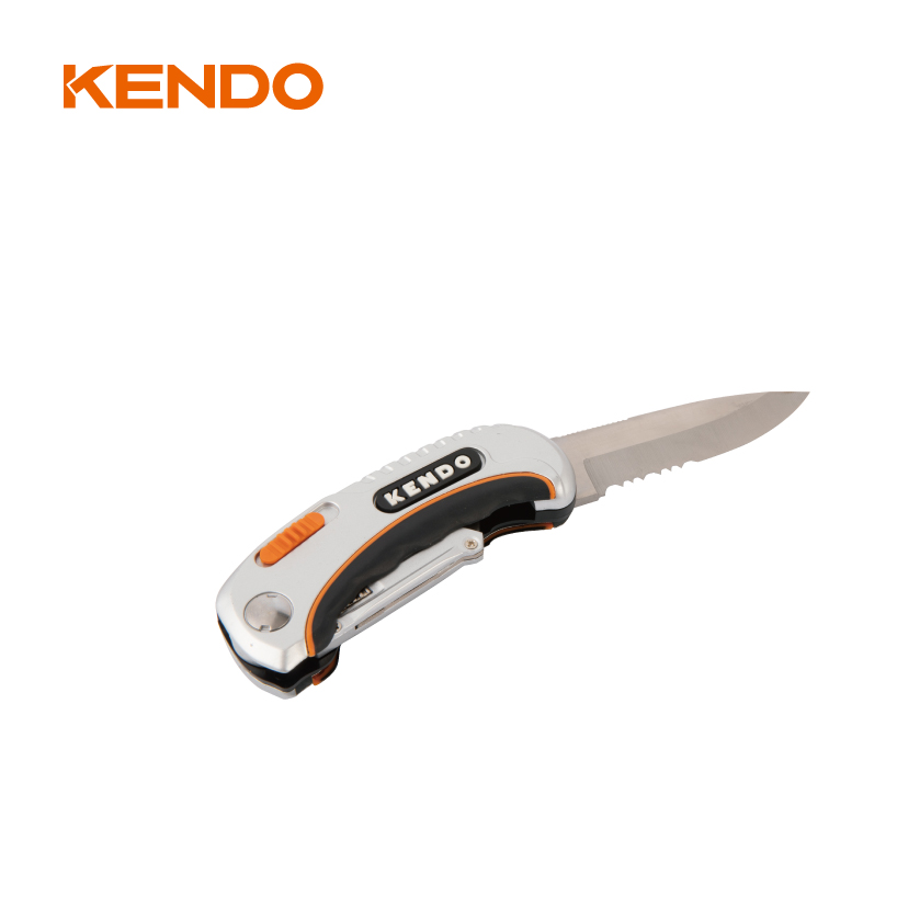 多機能のための引き込み式の刃が付いている亜鉛合金ボディ上限の二重刃の折るユーティリティ ナイフ