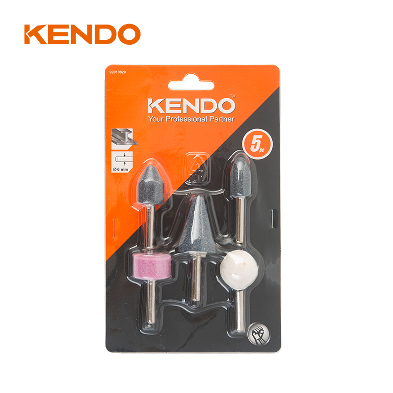 5個の取り付けられた研削ポイントセット