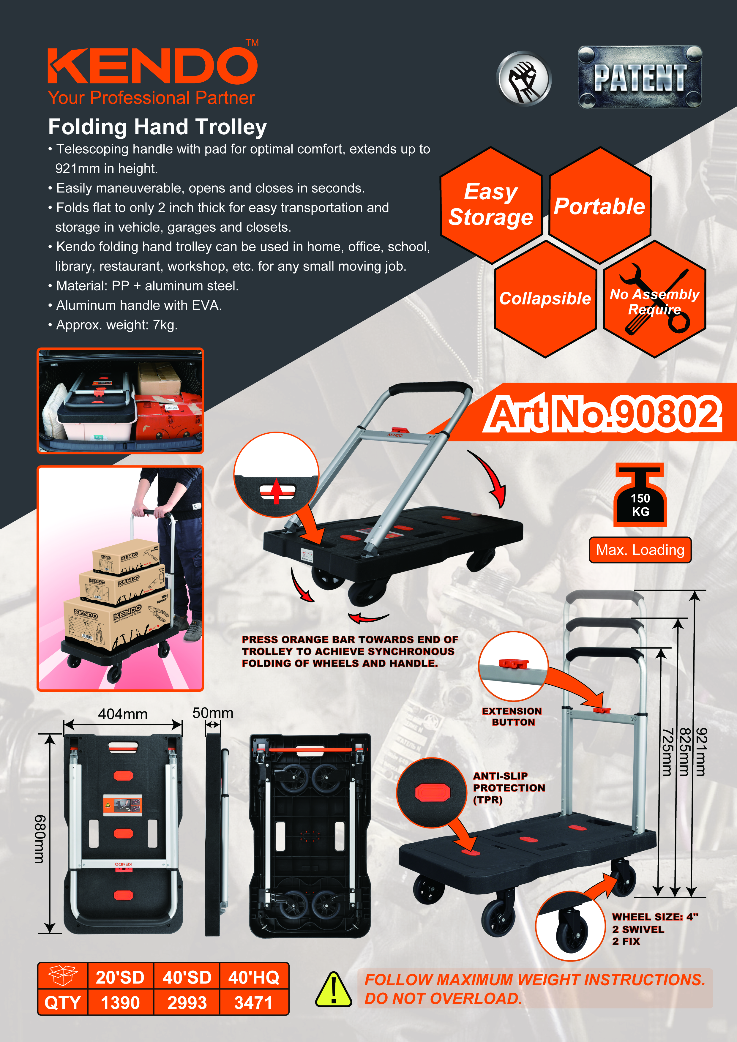 折りたたみハンドトロリーを選ぶ理由