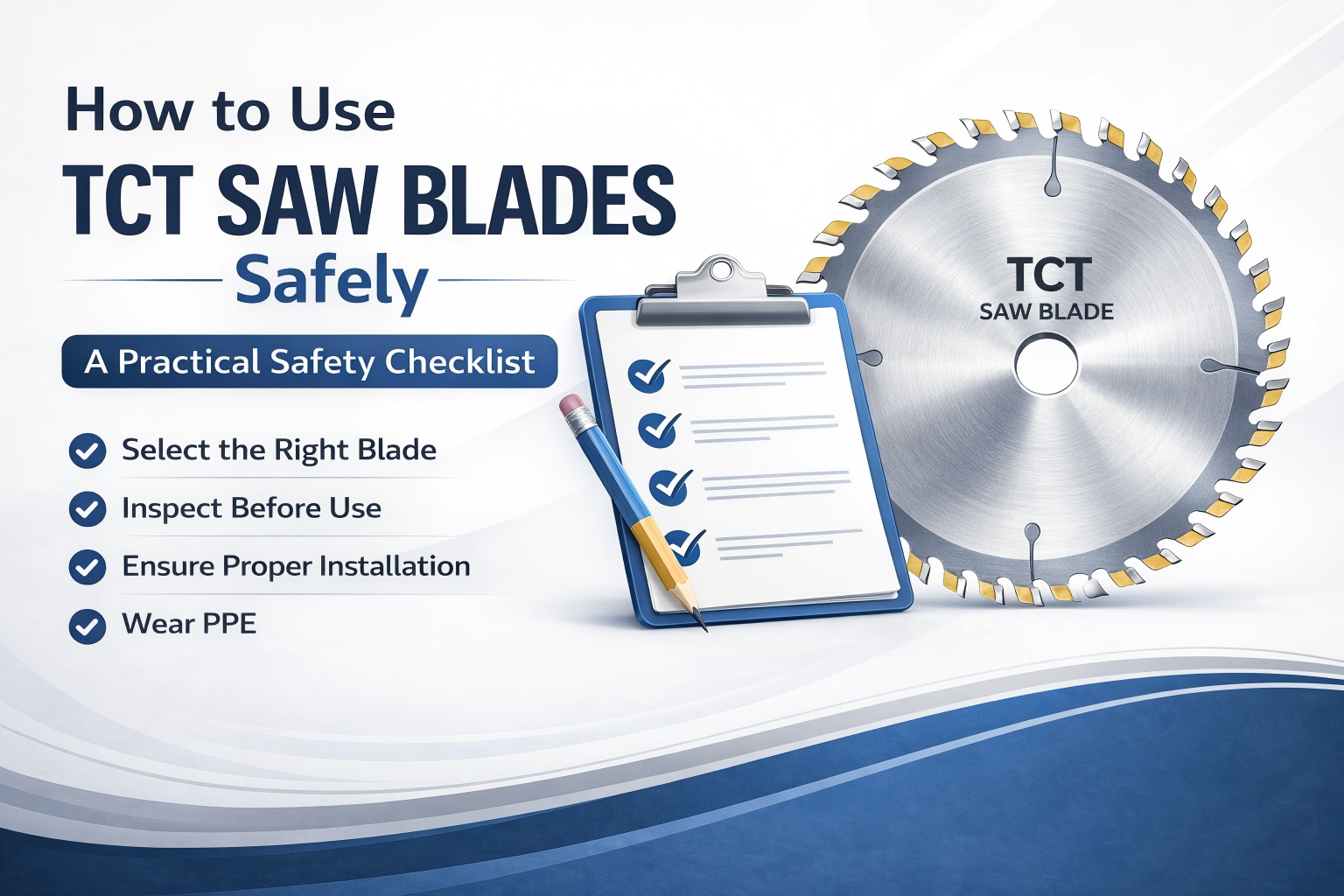TCT ソーブレードを安全に使用する方法