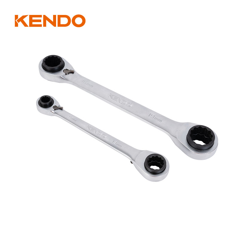 2PC 4-in-1ラチェットレンチセット