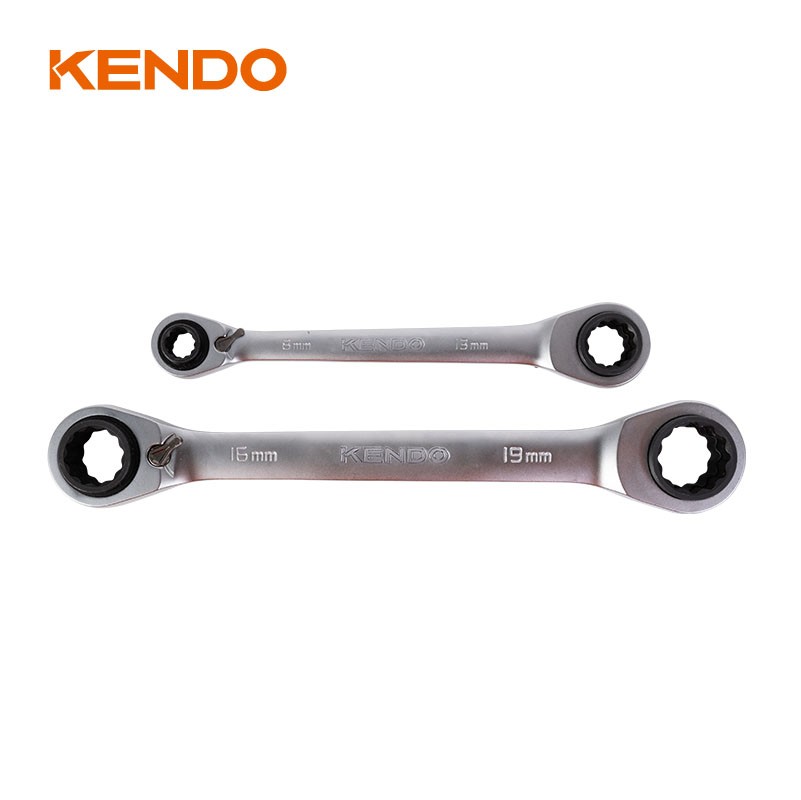 2PC 4-in-1ラチェットレンチセット