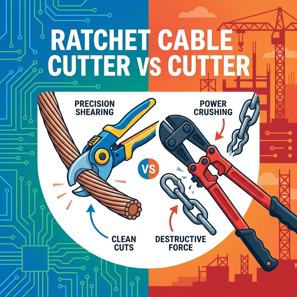 ラチェット ケーブル カッターとボルト カッター: どちらのツールを使用する必要がありますか?